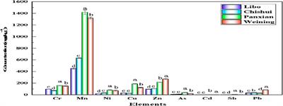 Evaluation of heavy metal contamination of soil and the health risks in four potato-producing areas